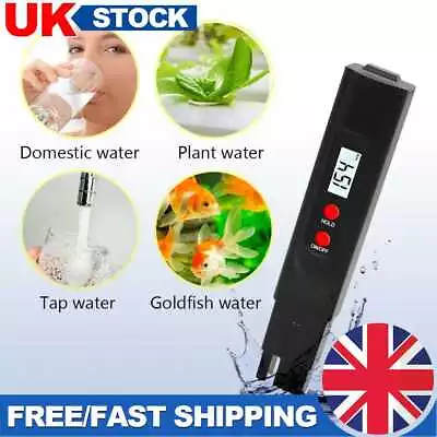 £6.59 • Buy High Precision Water Hardness Instrument EC  Tester Aquarium Pool PH Meter
