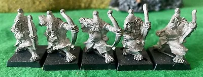 Warhammer Fantasy Chaos Dwarf  AOS Legion Of Azgorh Classic Hobgoblin Bows X 5 • £23