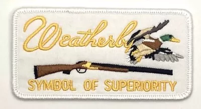 Weatherby Shotgun Rifle Firearms Guns Retro Vintage Style Cap Hat Patch Duck • $5.60