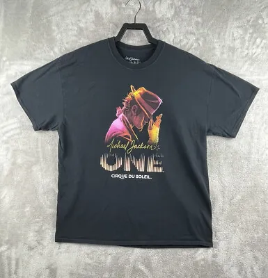 Michael Jackson One Cirque Du Soleil Souvenirs Tee Shirt Black Size XL • $12.60