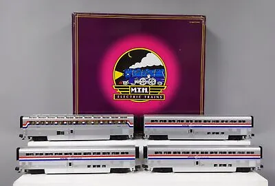 MTH 20-6524 O Gauge Amtrak Superliner Passenger Car Set EX/Box • $448.79