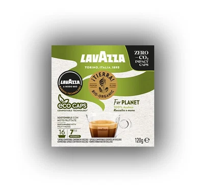 £19.99 • Buy Lavazza A Modo Mio Tierra For Planet ECO CAPS Coffee - 64 Capsules