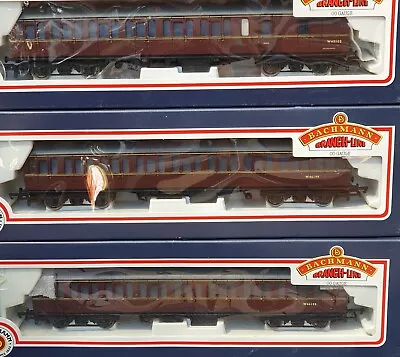 3 X Bachmann British Railways Mk1 Suburban Coaches In BR Maroon Livery - VGC • $69.95