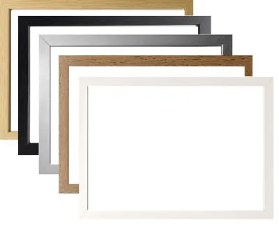 Picture Frame Photo Frames A1 A2 A3 A4 10x8Inch A5 Poster Frame Black Oak White • £4.95