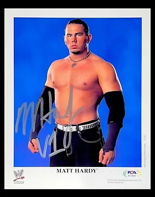 Wwe Matt Hardy P-788 Hand Signed Autographed 8x10 Promo Photo With Psa Coa Rare • $47.49
