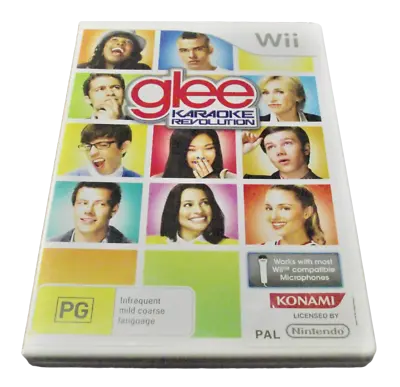 Glee Karaoke Revolution Nintendo Wii PAL *Complete* Wii U Compatible • $11.90