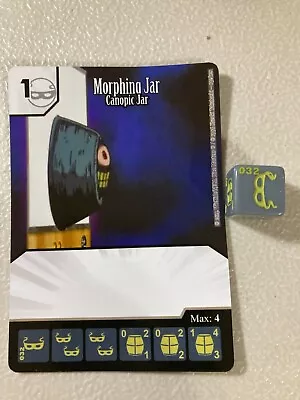 DICE MASTERS YU-GI-OH CARD WITH DICE #032 Morphing Jar Canopic Jar • $0.99