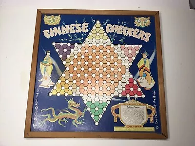 Vintage Whitman Framed Chinese Checkers Board • $9.95