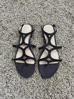 $24.99 • Buy WORN ONCE Women’s Zara Purple Jeweled Sandals, Size 8.5 / 39