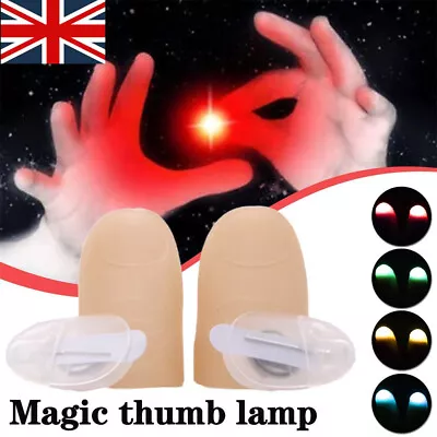 1Pair Magic Tricks Thumb Light Magic Light-up Finger Illusion Magicians Prop Uk • £3.89