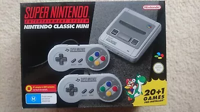 Super Nintendo Classic Mini Game Console New In Box With 21 Games • $299