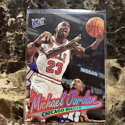 Michael Jordan 96-97 Fleer Ultra Basketball Card #16 Chicago Bulls NBA HALL FAME • $4.99