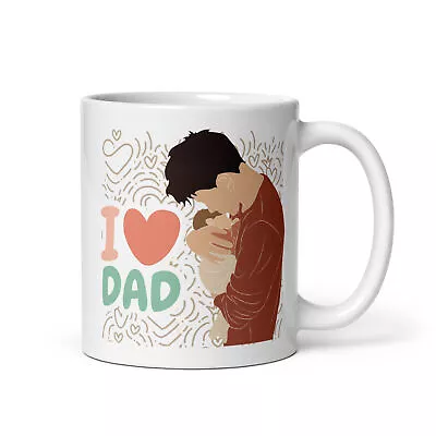 Father's Day Birthday Gift Ceramic Mug For Dad Coffee Glossy 11 Oz FREE SHIPPING • $18