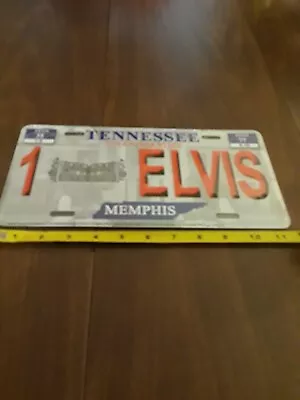 1 Elvis Memphis Tennessee Metal Front License Plate NEW • $9.99