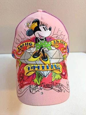£14.53 • Buy Bling Is My Thing Disney World Pink Adult Snap Back Cap Hat