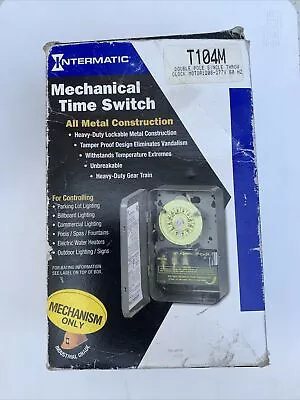 Intermatic T104M 24 Hour Mechanical Timer Switch 208-277 VAC 60 Hz  • $45