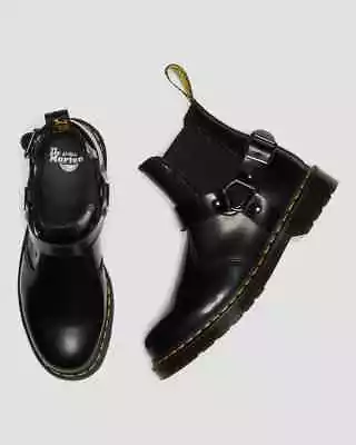 NEW Dr Martens Wincox Black Leather Boots US 7 Wms 6 Men UK 5 $180 • $99