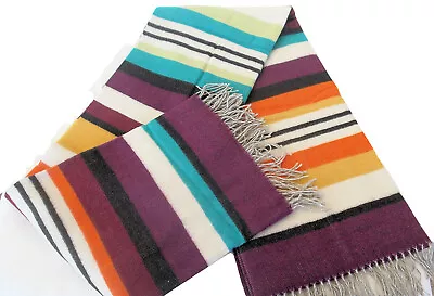 MISSONI HOME THROW 60% WOOL FRINGES HIPOALLERGENIC  51 X 74.5  HARPO NEW 159 • $250