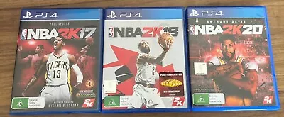 NBA 2K17 & NBA 2K18 & NBA 2K20 ( PS4 Games ) • $22.90