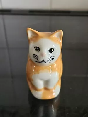 Quail Pottery Monty Ginger White Cat Figure  • £10.95