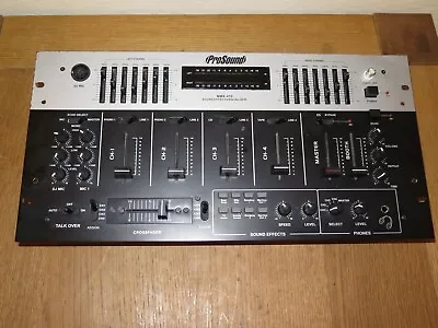 ProSound MMX-410 - 4-channel Rack-mountable DJ Mixer With  Effects / WORKS WELL • £69