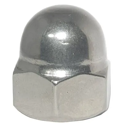 M6 X 1.0 Acorn Hex Cap Nut Grade A2 18-8 Stainless Steel Qty 25 • $10.24