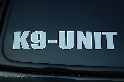 K9 Unit Police Dog Vinyl Sticker Decal K-9 Choose Color!! Law Enforcement (V172) • $3.99