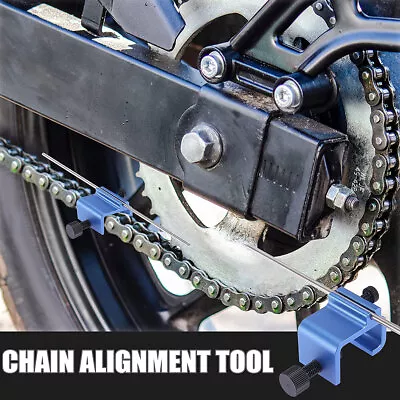Motorcycle Chain Alignment Tool Aluminium Alloy Quick Accurate Sprocket RfUBy • $16.19