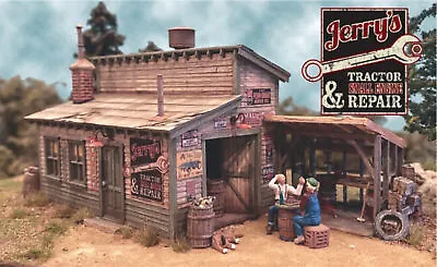 Bar Mills Models 0251 N Scale Jerry's Small Engine Repair (Wood Kit) • $34.95