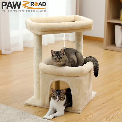 PAWZ Road Cat Tree Tower Scratching Post Scratcher Condo House Bed Furniture Toy • $59.99