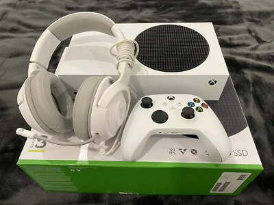 $210 • Buy Xbox Series S 512GB All Original Packaging And Cables + Razer Headset
