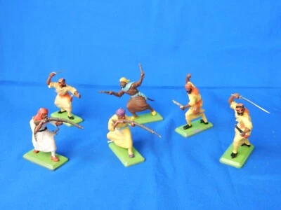 £21.99 • Buy Collection Of  6 X Britains Deetail  1971  Arab Tribesmen