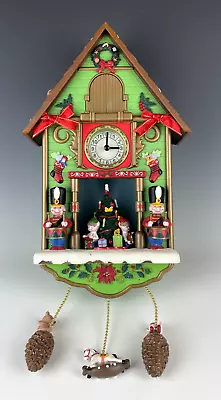 Avon Tick Tock Till Christmas Cuckoo Clock Lights Animated Music 2011 • $50