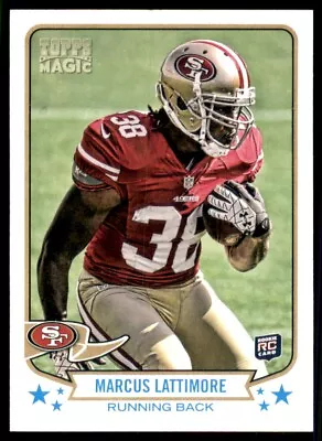 2013 Topps Magic Mini Green Border Marcus Lattimore San Francisco 49ers #187 • $1