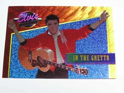 ELVIS PRESLEY 1992 River Group In The Ghetto Dufex  Card #25 Of 40 • $15