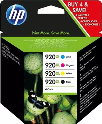 Original HP 920XL BCMY Ink Cartridges Multipack C2N92AE *SELECT YOUR MODEL* • £129.99