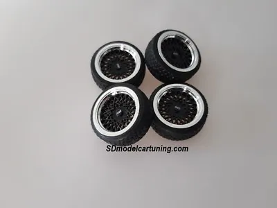  1:18 Scale BBS E50 15 INCH TUNING WHEEL SET!!  Wheel Logos Now Included! • $18.94