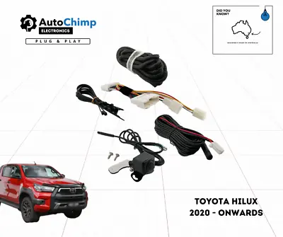 Reverse Camera Kit For Toyota Hilux Factory Screen 2020 To 2024 SR Workmate & SR • $229