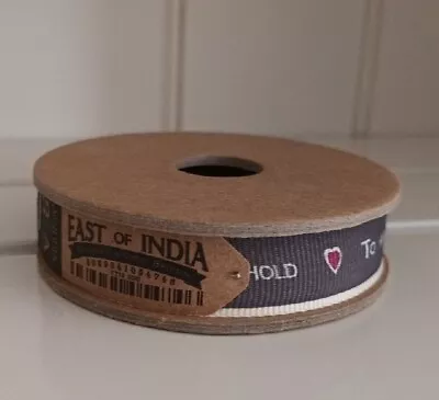 East Of India 'to Have & To Hold' Wedding Ribbon - 3 Metres  • £2.99