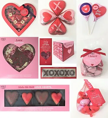 £9.99 • Buy Chocolate Gifts - Heart Shaped Romantic Selection Presents By M&S