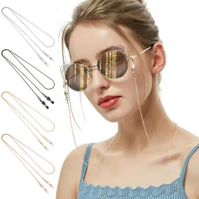 £2.39 • Buy Glasses Neck Cord Strap String Lanyard Chain Sunglasses Reading Spectacles Metal