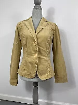 J.Crew Beige Brown Curdoroy Blazer Jacket Womens Small  • $24.99