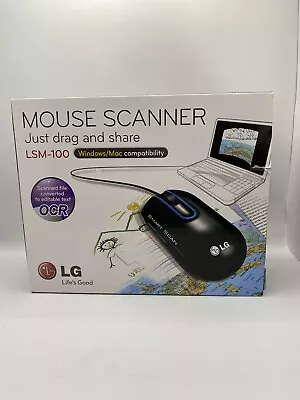 Mouse Scanner LSM-100 Black By LG Electronics Inc. Smart Scan • $15