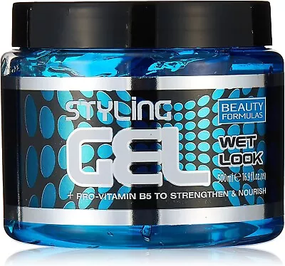 Beauty Formulas Styling Gel Wet Look 500ML • £4.75