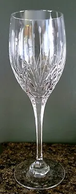 1 Mikasa Crystal Petit Points Cut Etched 9  Water/Wine Glass Slovenia • $18.75