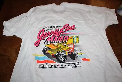 VTG 80's PATTON RACING DODGE CITY KANSAS GARRY LEE MAILER JIM SNOOK GOLF SIZE XL • $1.25