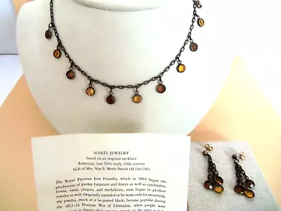 Vintage Soiree' Necklace And Earrings Set- The Metropolitan Mueum Of Art • $85