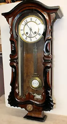 Vintage R/a Vienna Regulator -  Project Clock.. As Found !! • $149.99