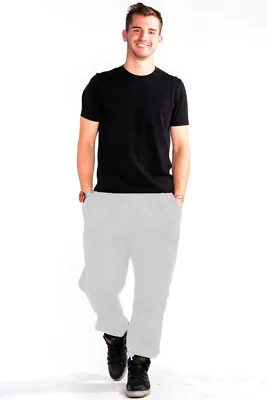 New Mens Fleece 3 Pocket Sweatpants Gym Sports Workout Sweat Pants S-5xl • $14.90