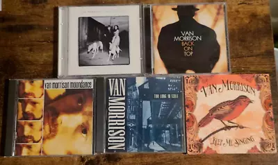 VAN MORRISON 5 CD Lot CLASSIC ROCK BLUES ROCK Moondance +4 • $19